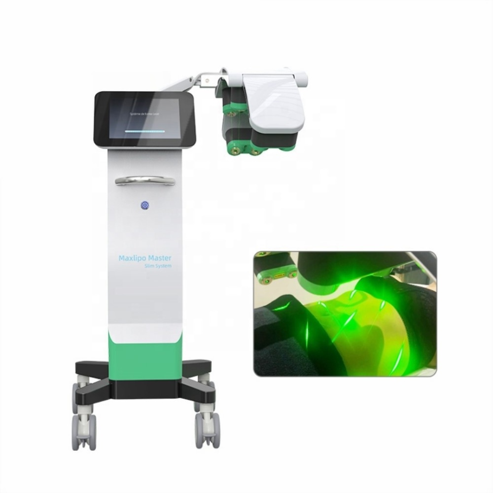 Newest low level laser therapy 10d green diode for pain relief luxmaster physio therapy slim physiotherapy machine for fat loss