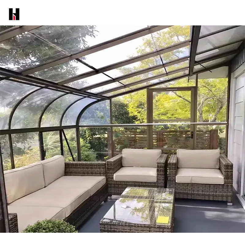 aluminium alloy house veranda sunrooms roof panels sun room fashion economy