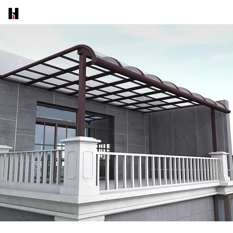 best choice  waterproof outdoor aluminum frame polycarbonate garages, canopies &carports high quality