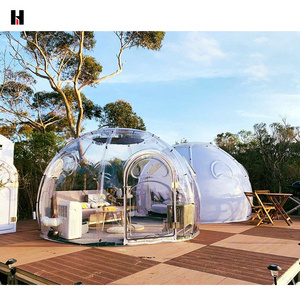 polycarbonate dome house transparent garden dome bubble house night view artifact star room house