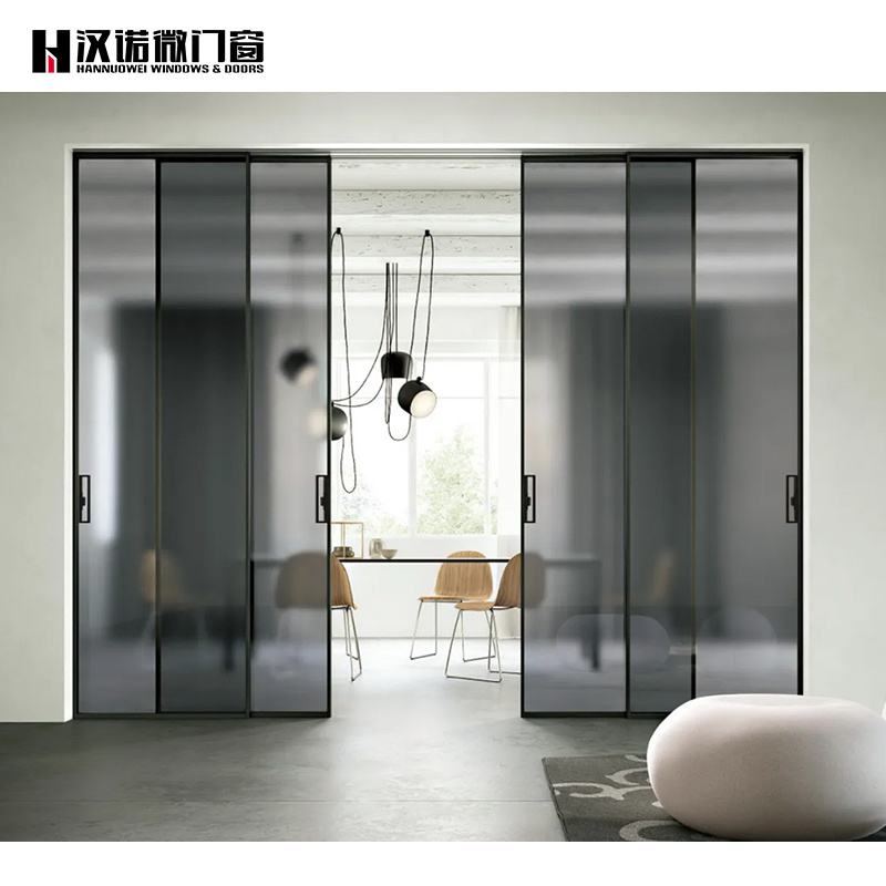 trackless sliding door design concealed high-grade formulated doors and windows