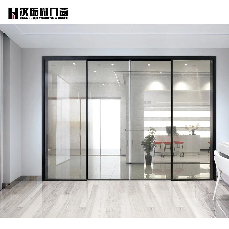 trackless sliding door design concealed high-grade formulated doors and windows