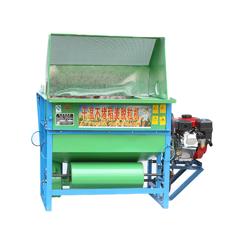 WEIYAN Home Used Small Wheat Thresher Portable Grain Threshing Gasoline Motor Rice Thresher