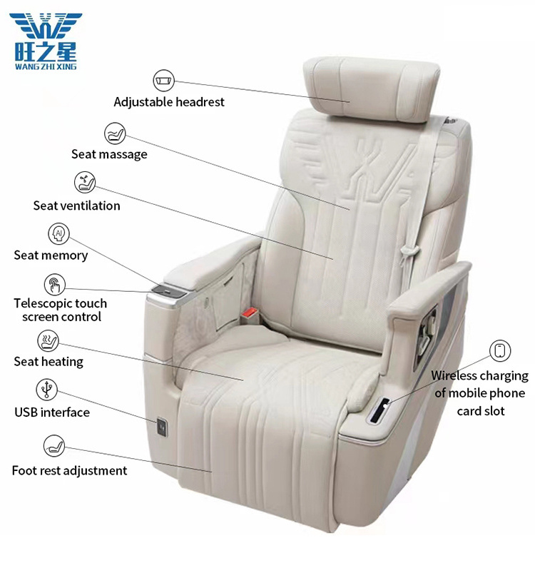 Factory price VIP electric car chair conversion van seats rear bench seat for MPV VAN