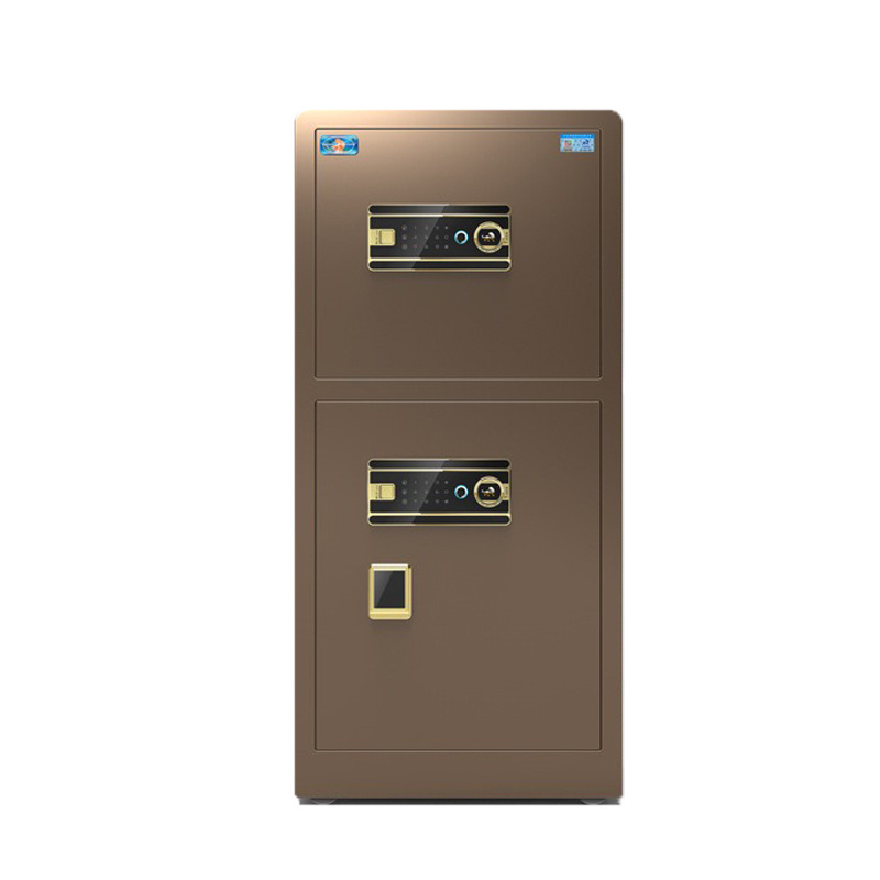 XBT High Performance Fingerprint Safe Lockers Golden Safe Deposit Box