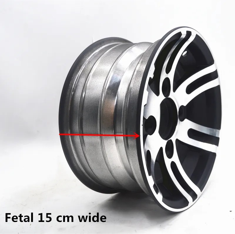 Electric three-wheel four-wheel mountain bike ATV Aluminum alloy wheels with 10-inch wide-body tires 205/50-10 and 23x7-10 rims