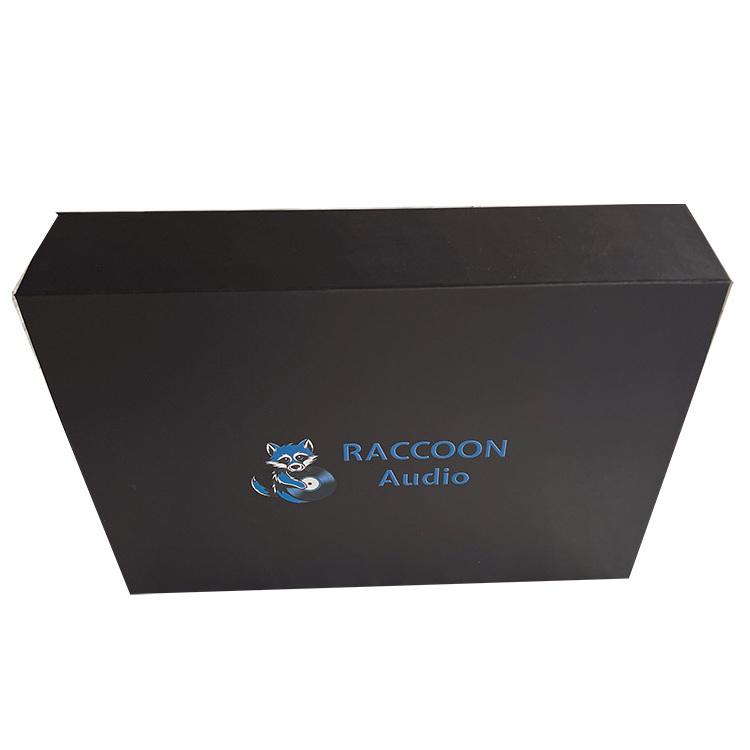 Factory Custom Packaging Box With Foam Insert Cardboard Black Paper Magnetic Gift Box Packaging With EVA Pink Foam Insert