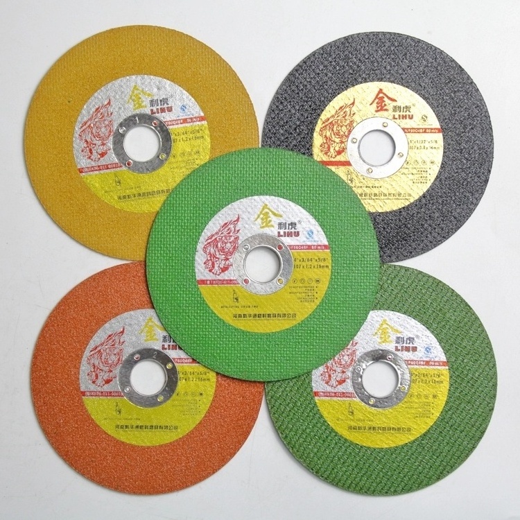 4 inch abrasive cutting disc 1.5mm super thin single net abrasive metal cutting disc