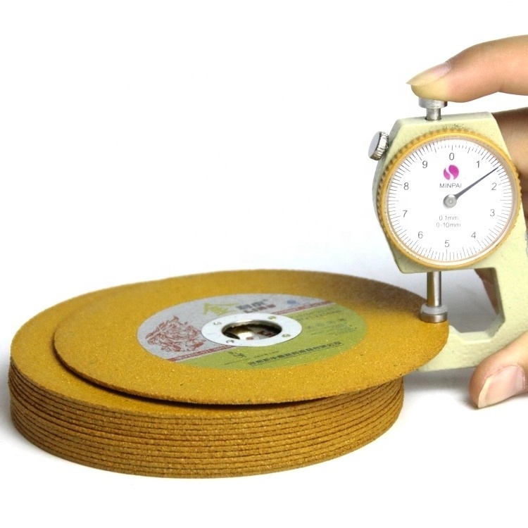 4 inch abrasive cutting disc 1.5mm super thin single net abrasive metal cutting disc