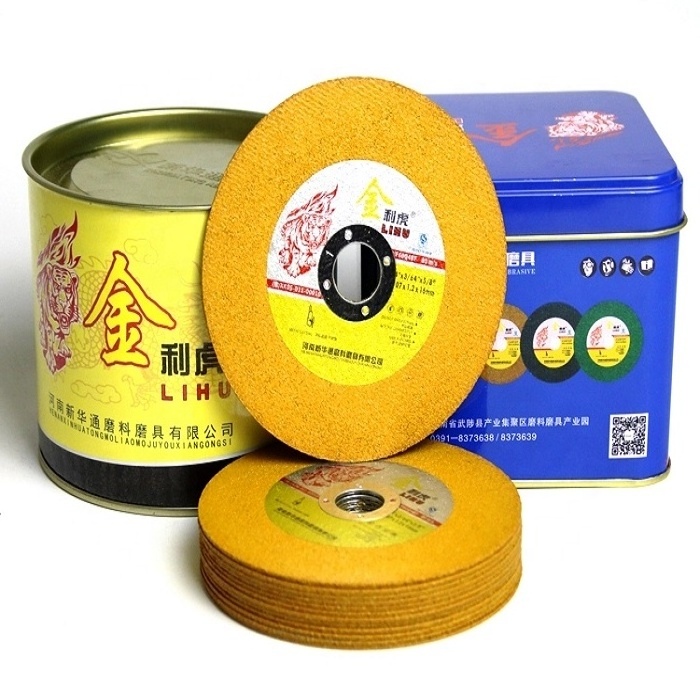 4 inch abrasive cutting disc 1.5mm super thin single net abrasive metal cutting disc