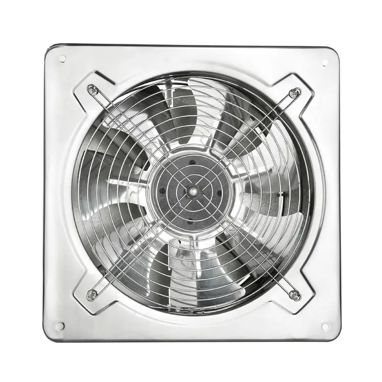 Home use Stainless steel  wall window mounted kitchen bathroom toilet ventilation fan HVAC air Blower