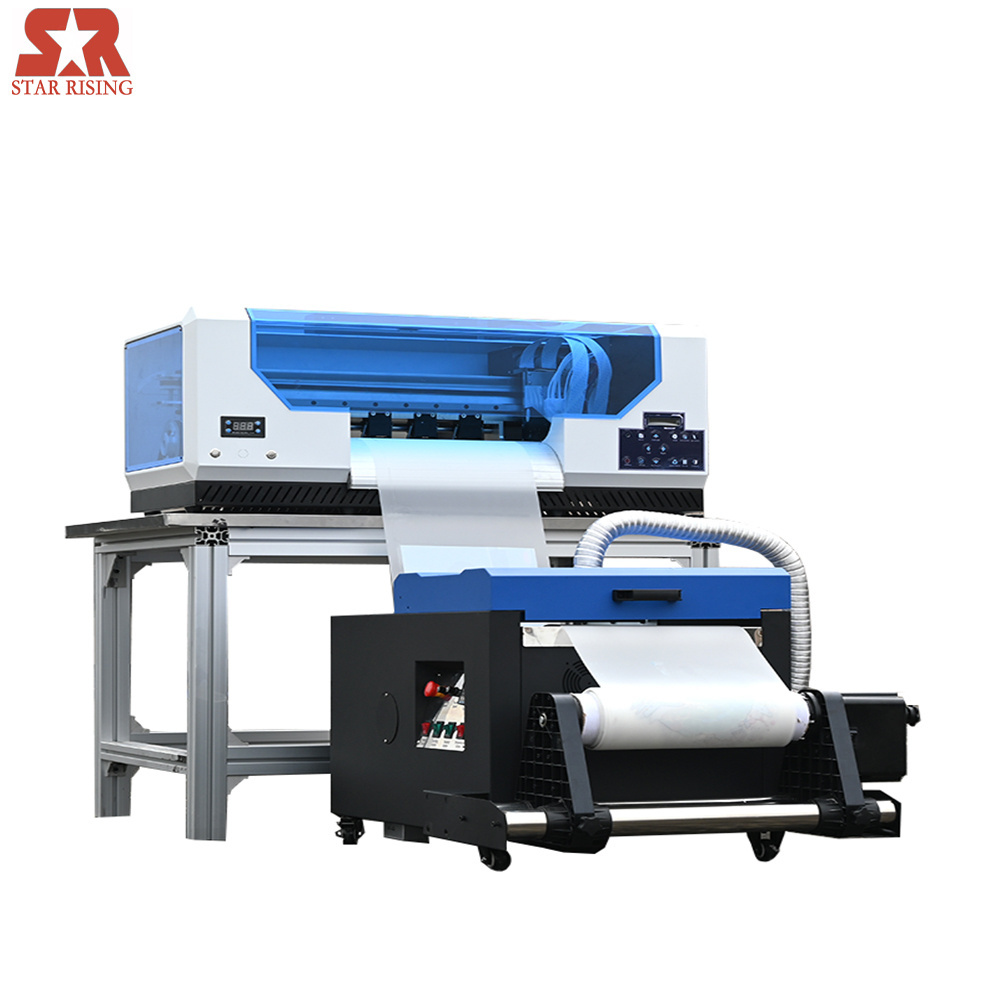 New Mini A2 A3 A4 PET Film DTF Printer 60cm 30cm Digital DTG for T-shirt Print With two Epson XP600 I3200 Printhead