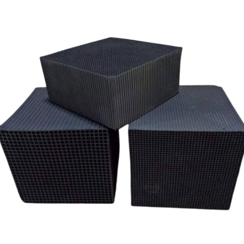 Honeycomb carbon mesh activated charcoal filter fiber smoke