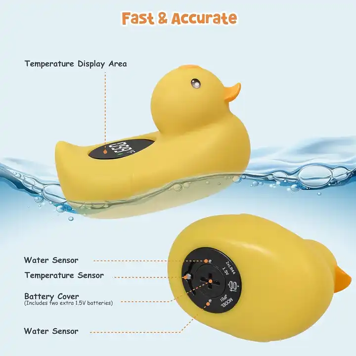 Kids Bath Thermometer Toy Plastic Water Sensor Thermometer Cartoon Floating Lovely Baby Water Thermometer