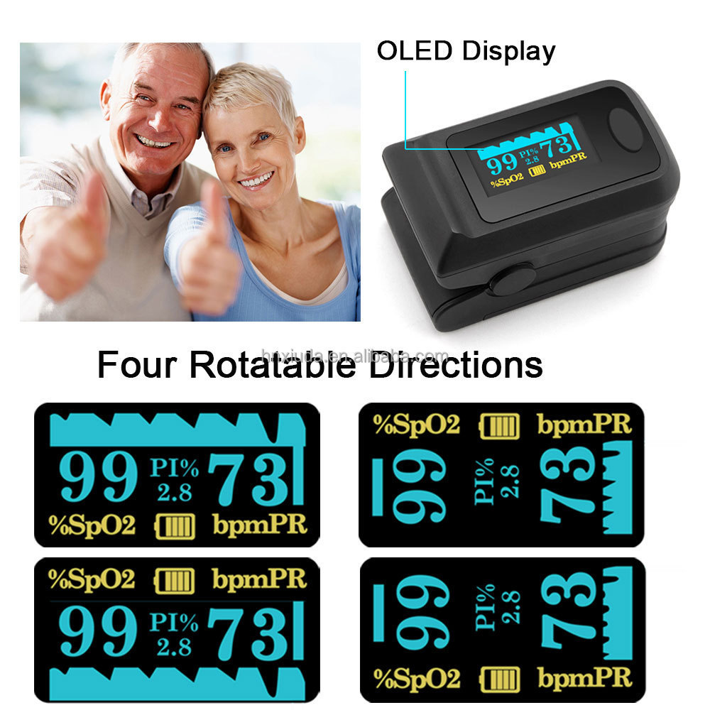 digital handheld fingertip pulse oximeter saturometros oximetro