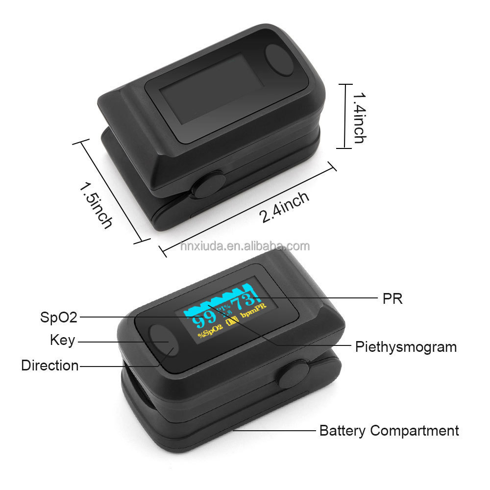 digital handheld fingertip pulse oximeter saturometros oximetro