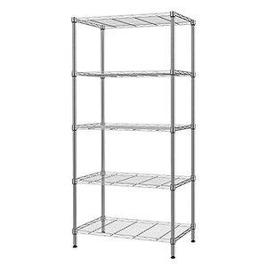 5 Tier Adjustable Metal Storage Rack Wire Shelving Unit Storage Shelf for Pantry Closet Kitchen