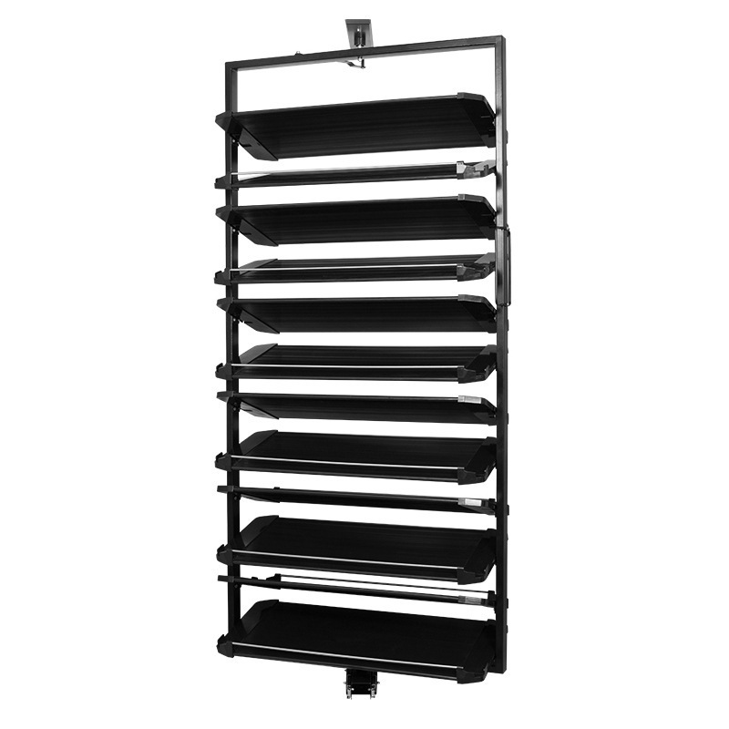 Latest Styles Sliding Door Shoe Cabinet Rack Storage 360 Rotating Shoe Rack