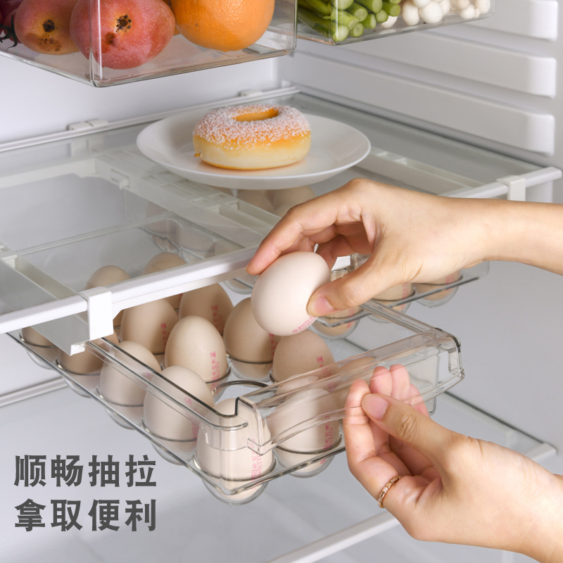 acrylic fridge food keeper storage box