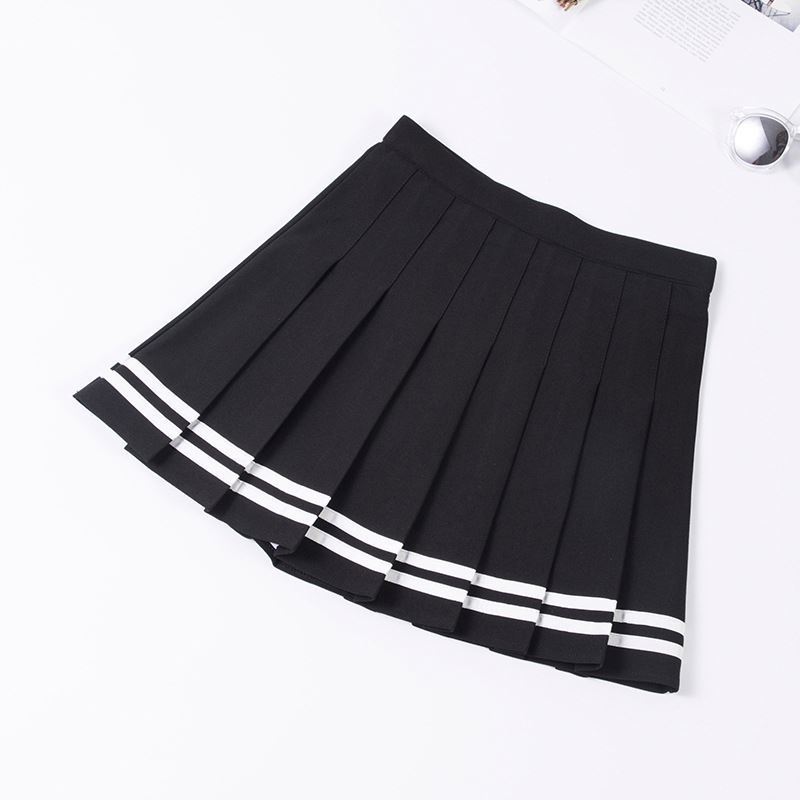 Women Pleat Skirt Harajuku Preppy Style Plaid Skirts Mini Cute Japanese School Uniforms Ladies Jupe Kawaii Skirt