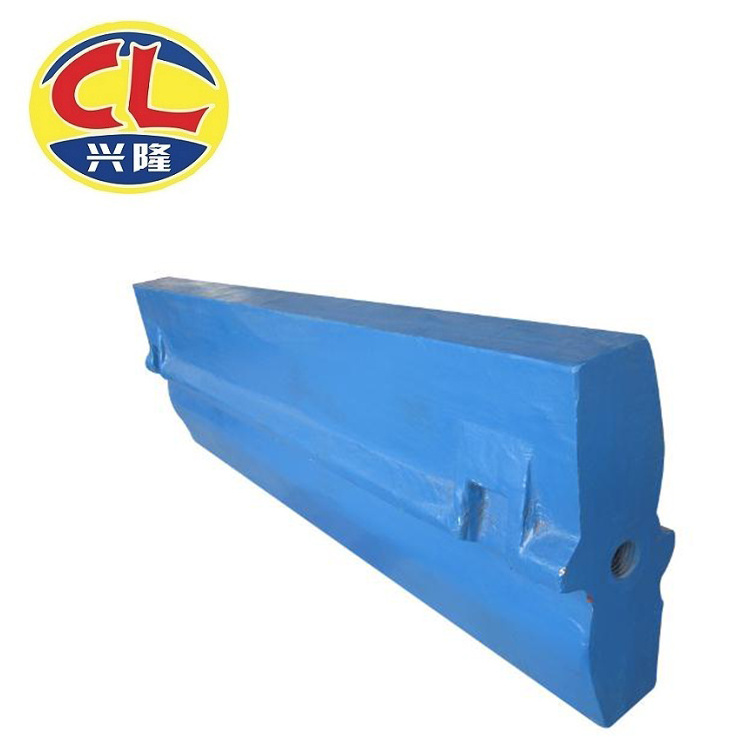 Stock Available Impact Crusher Spare Parts High Chrome Or Ceramics Martensitic Insert Blow Bar With Impact Plate Liner Plate