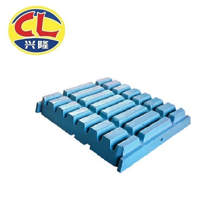 High Manganese Steel Jaw Crusher Spare Parts Jaw Plate for Crushing Rock