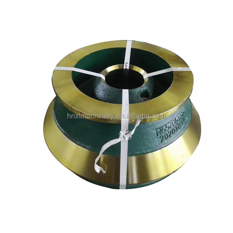 High Manganese Steel Cone Crusher Wear Parts Spare Parts Bowl Liner For Mining industry