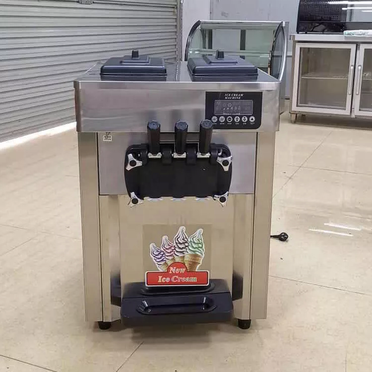 Commercial Bench Top 3 Flavor Frozen Yogurt Machine Ice Cream Making Machine for Sale