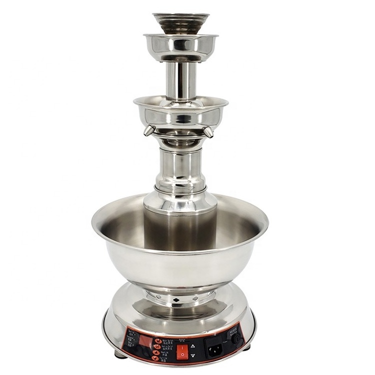 Stainless Steel Wine Juice Drinks Wine Fountain Water Beer Dispenser Machine Wedding Wine Fountain Warmer