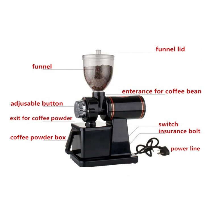 Wholesale Cheap Price 600N Coffee Bean Mill Coffee Grinder Electric for Sale