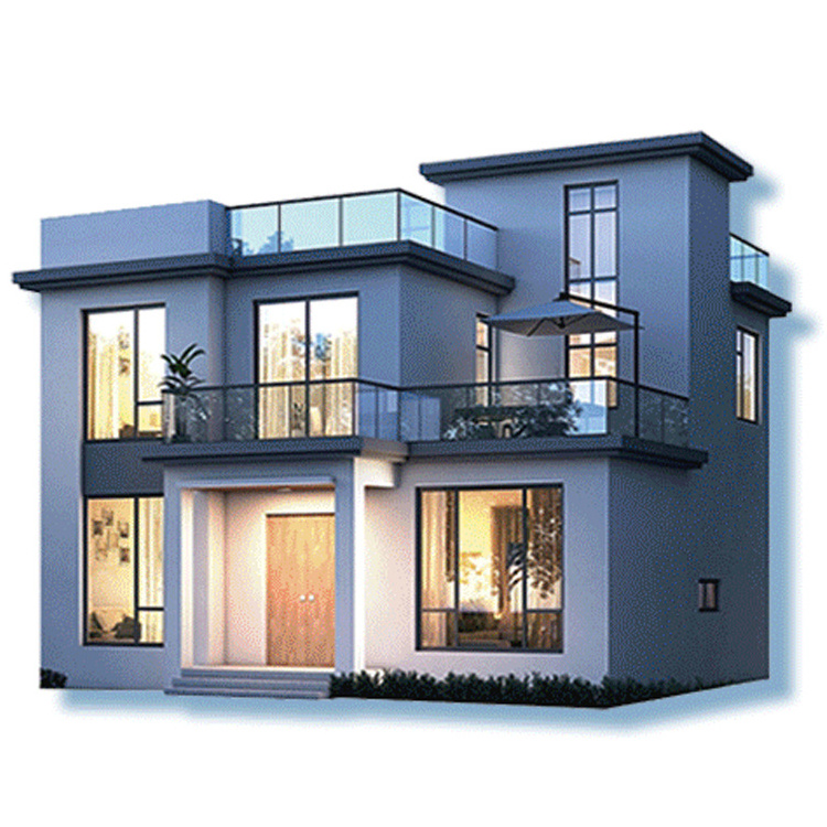 Factory price cheap modern luxury prefab house quick build design modern prefab house steel kit homes prefab houses