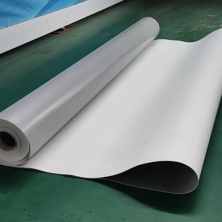 1.2mm thick Metal roof reinforced polyolefin waterproof film TPO waterproof roll material