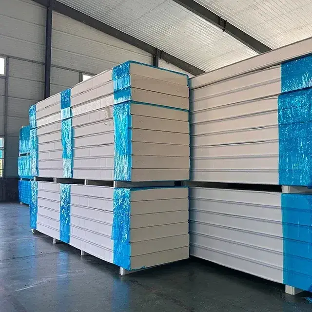 Prefab Houses Garage Door Spanish EPS Styrofoam Sandwich panel Foam Roof Wall Panels