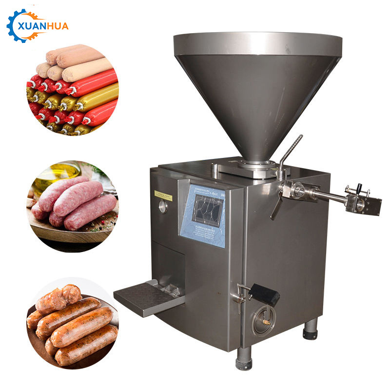 Automatic Sausage Stuffer Electric Pneumatic Quantitative Twisting Enema Machine