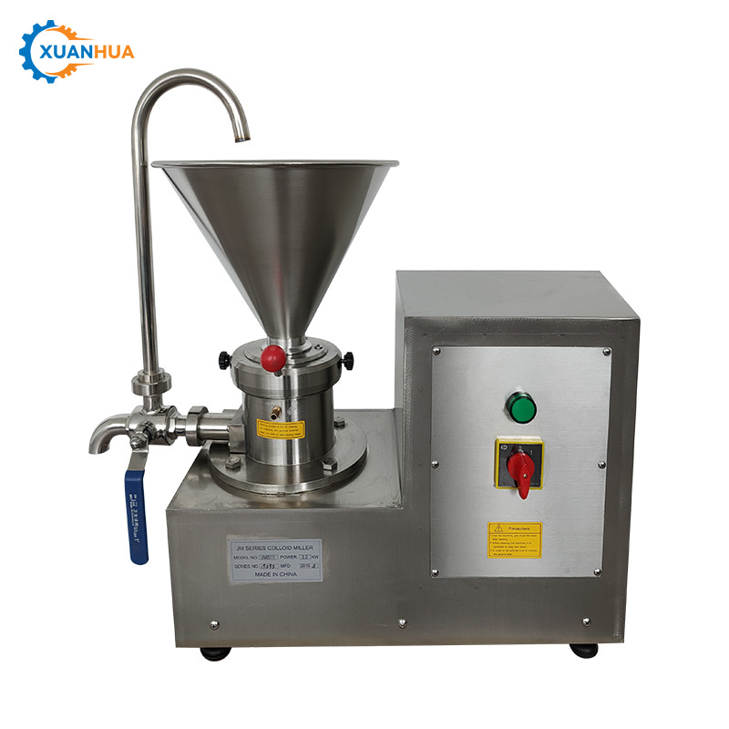 stainless steel tomato grinder processing machine seafood chili sauce peanut butter colloid mill mustard paste making machine