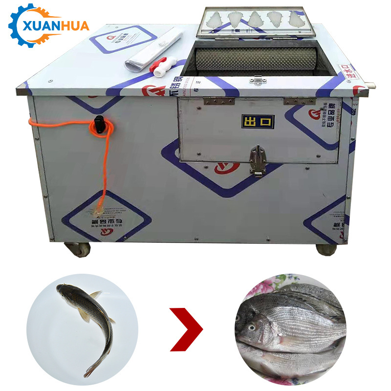 Fish meat skinning fillet kill cutting cleaning fish processing machines