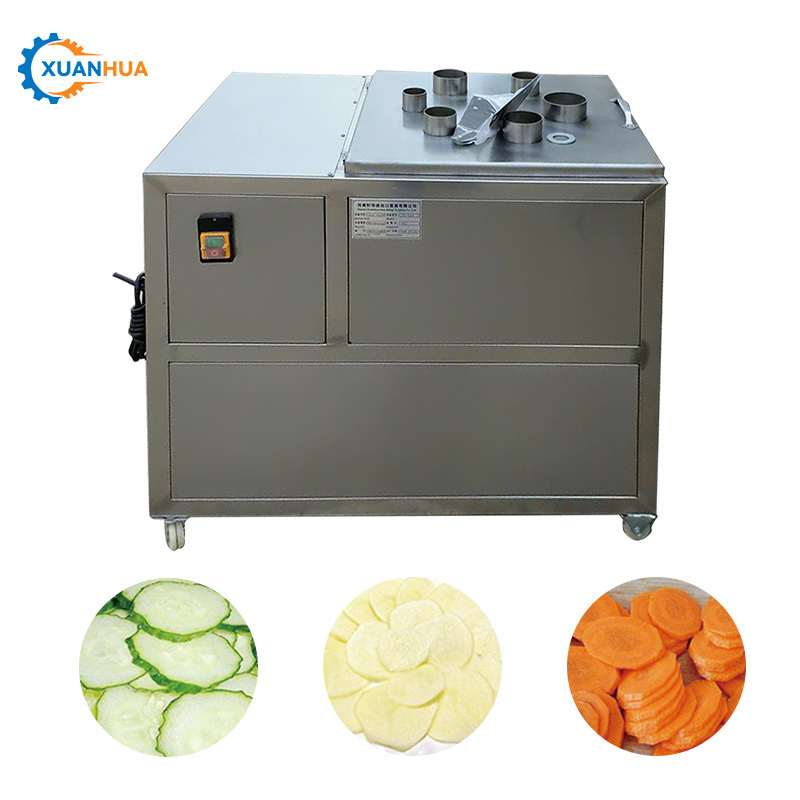 Multifunction automatic potato chips orange slicer onion vegetable chopper papaya cutting slicing machine