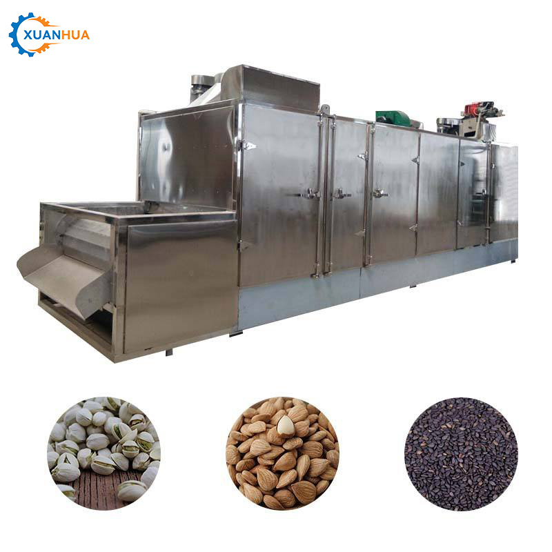 new arrival almond sunflower seeds roasting machine cashew nut cacao nuts peanuts roaster processing machine