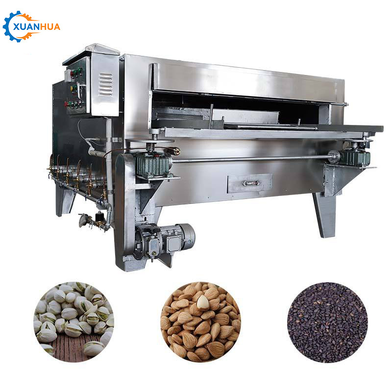 new arrival almond sunflower seeds roasting machine cashew nut cacao nuts peanuts roaster processing machine