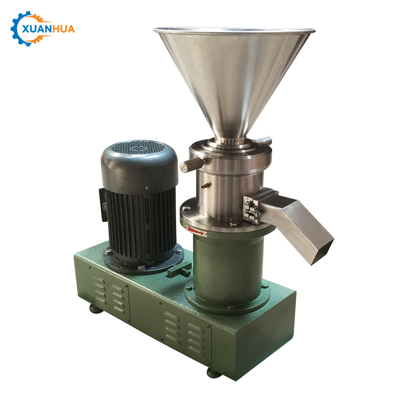 stainless steel tomato grinder processing machine seafood chili sauce peanut butter colloid mill mustard paste making machine