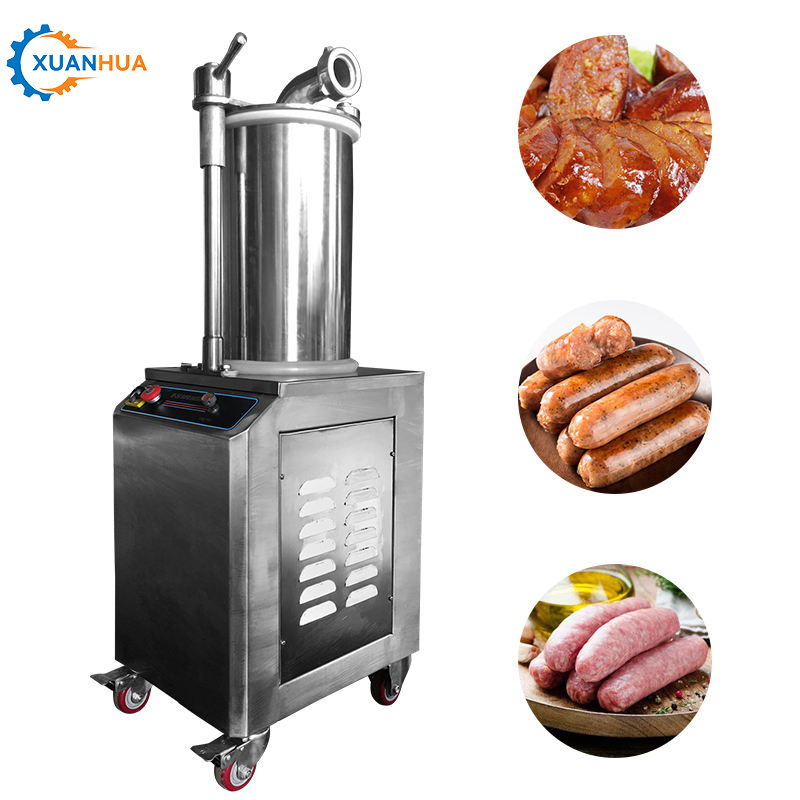 Automatic Sausage Stuffer Electric Pneumatic Quantitative Twisting Enema Machine