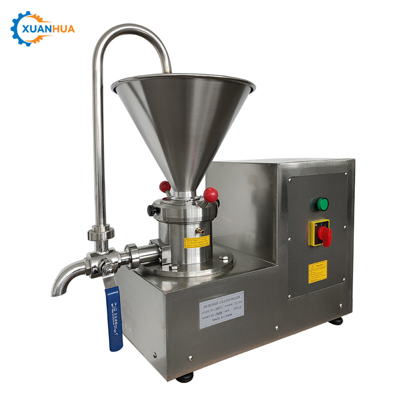 stainless steel tomato grinder processing machine seafood chili sauce peanut butter colloid mill mustard paste making machine