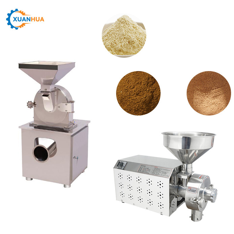 manual electric food semolina corn cob grinder sweet potato coconut peanut powder wheat mill yam flour making processing machine