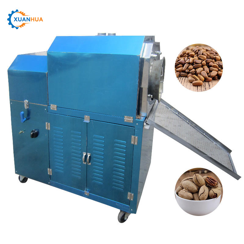 new arrival almond sunflower seeds roasting machine cashew nut cacao nuts peanuts roaster processing machine