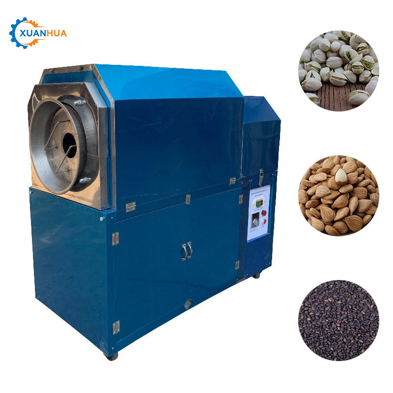 high efficiency nuts roasting machine pistachio roasters with 12 months warranty