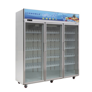 commercial glass door beverage beer display fridge Pepsi cooler refrigerator chiller showcase