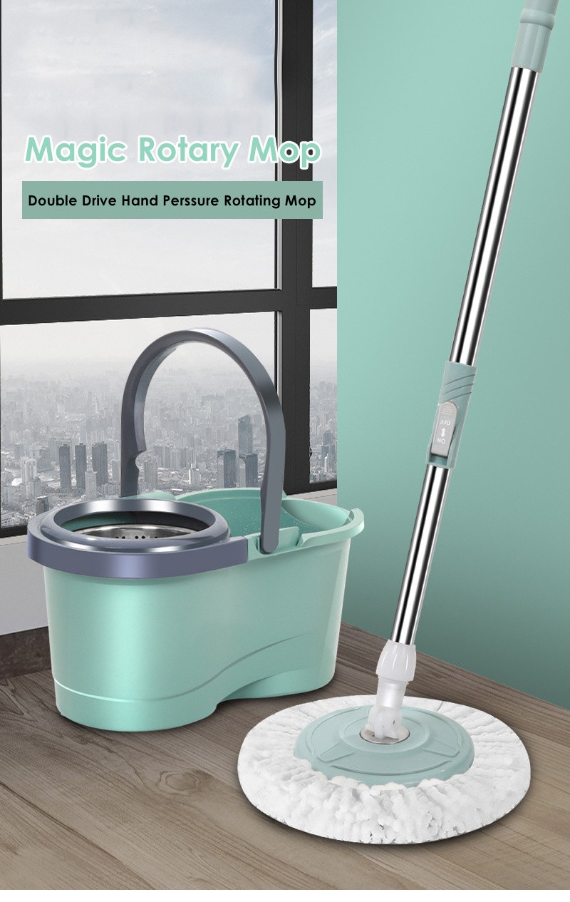 Popular mop cleaning machine 360 degree rotating magic spin mop and bucket set