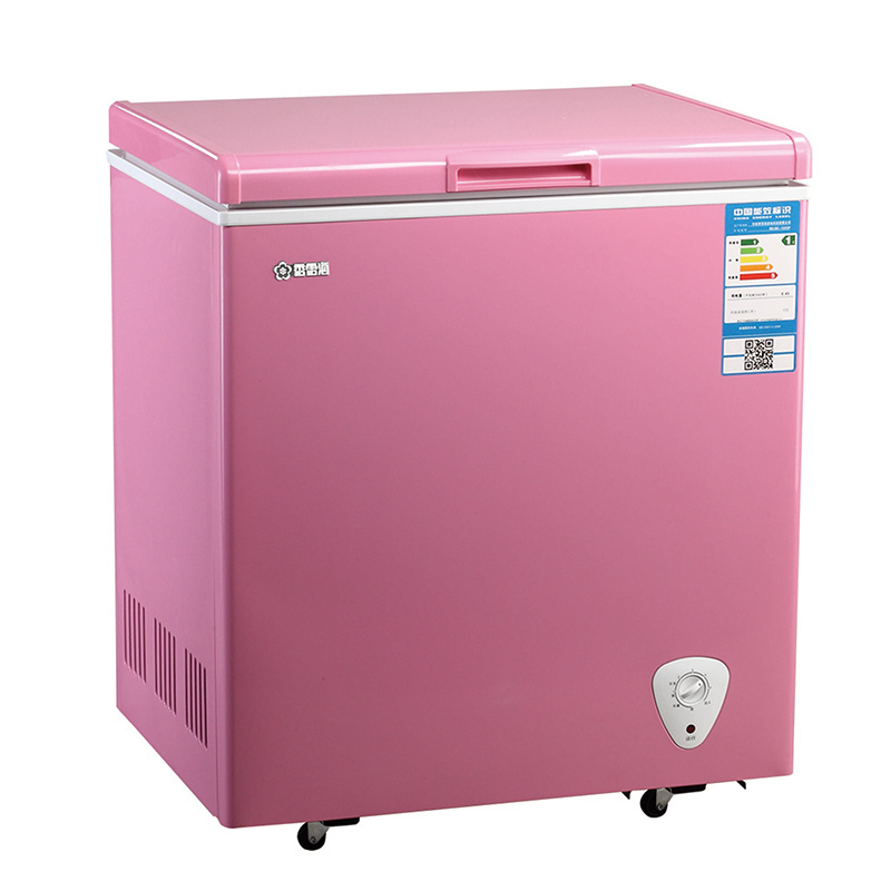 Snowsea BD-158 CE CB Single Door Fridges deep chest electric freezers with lock LED Light Single temperature gas mini freezer