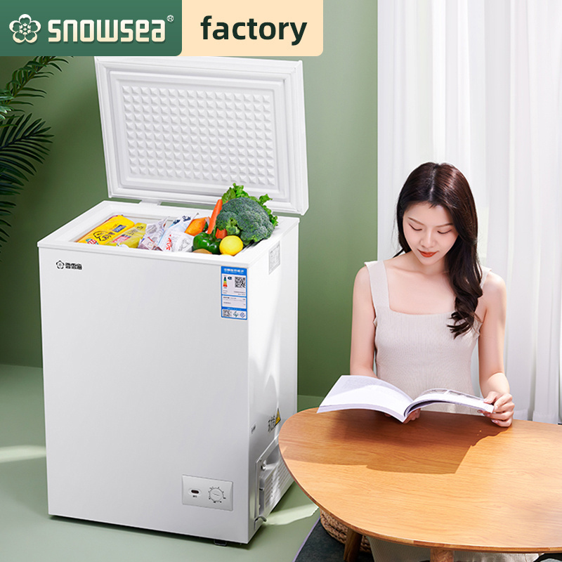 BD-108L/158L/178L/208L/300L/400L  Chest Freezers Single Door Fridges deep LED Light mini freezer for home