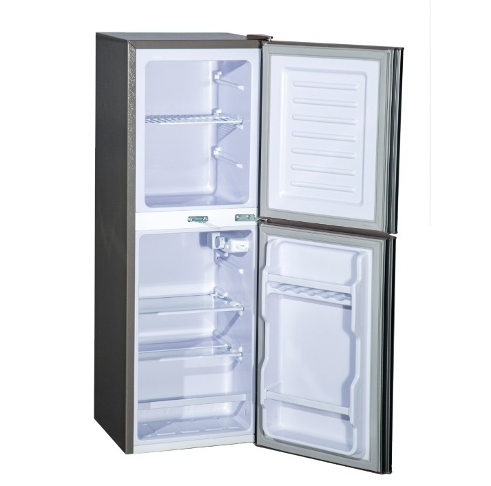 BCD-126A Snowsea Mini Double door refrigerator Upright Vertical Fridge Freezer For Home table top fridge